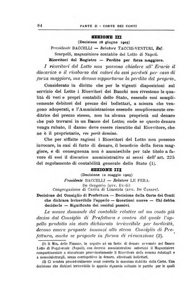 La giustizia amministrativa raccolta di decisioni e pareri del Consiglio di Stato, decisioni della Corte dei conti, sentenze della Cassazione di Roma, e decisioni delle Giunte provinciali amministrative