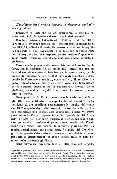 La giustizia amministrativa raccolta di decisioni e pareri del Consiglio di Stato, decisioni della Corte dei conti, sentenze della Cassazione di Roma, e decisioni delle Giunte provinciali amministrative