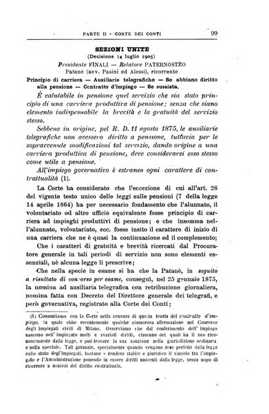 La giustizia amministrativa raccolta di decisioni e pareri del Consiglio di Stato, decisioni della Corte dei conti, sentenze della Cassazione di Roma, e decisioni delle Giunte provinciali amministrative