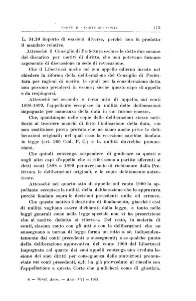 La giustizia amministrativa raccolta di decisioni e pareri del Consiglio di Stato, decisioni della Corte dei conti, sentenze della Cassazione di Roma, e decisioni delle Giunte provinciali amministrative