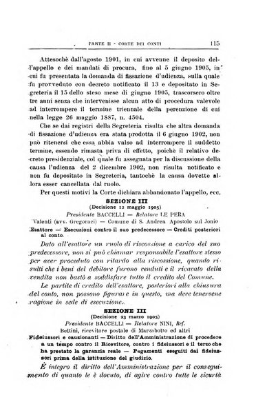 La giustizia amministrativa raccolta di decisioni e pareri del Consiglio di Stato, decisioni della Corte dei conti, sentenze della Cassazione di Roma, e decisioni delle Giunte provinciali amministrative