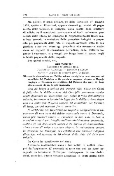 La giustizia amministrativa raccolta di decisioni e pareri del Consiglio di Stato, decisioni della Corte dei conti, sentenze della Cassazione di Roma, e decisioni delle Giunte provinciali amministrative