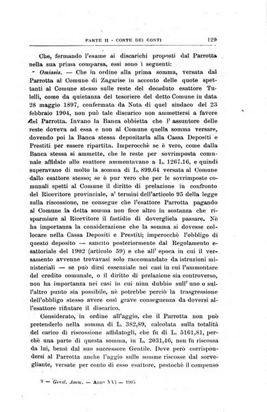 La giustizia amministrativa raccolta di decisioni e pareri del Consiglio di Stato, decisioni della Corte dei conti, sentenze della Cassazione di Roma, e decisioni delle Giunte provinciali amministrative