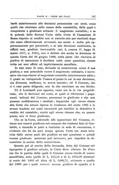 La giustizia amministrativa raccolta di decisioni e pareri del Consiglio di Stato, decisioni della Corte dei conti, sentenze della Cassazione di Roma, e decisioni delle Giunte provinciali amministrative