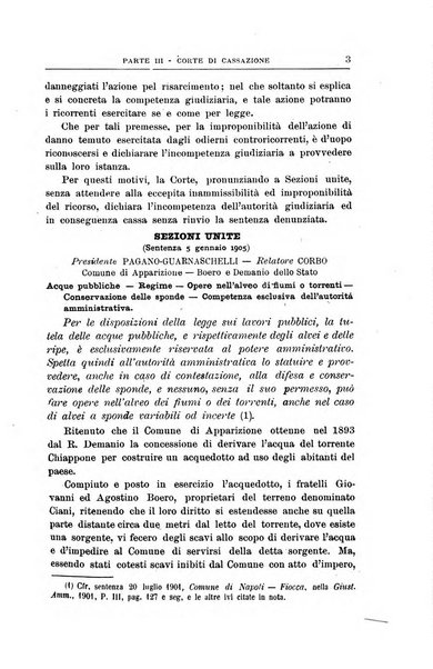 La giustizia amministrativa raccolta di decisioni e pareri del Consiglio di Stato, decisioni della Corte dei conti, sentenze della Cassazione di Roma, e decisioni delle Giunte provinciali amministrative