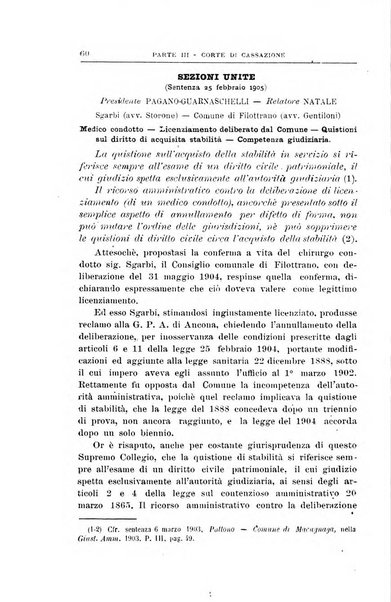 La giustizia amministrativa raccolta di decisioni e pareri del Consiglio di Stato, decisioni della Corte dei conti, sentenze della Cassazione di Roma, e decisioni delle Giunte provinciali amministrative