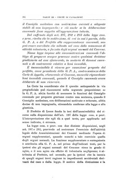 La giustizia amministrativa raccolta di decisioni e pareri del Consiglio di Stato, decisioni della Corte dei conti, sentenze della Cassazione di Roma, e decisioni delle Giunte provinciali amministrative