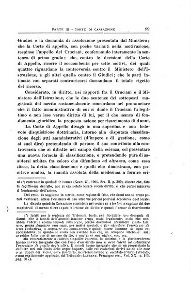 La giustizia amministrativa raccolta di decisioni e pareri del Consiglio di Stato, decisioni della Corte dei conti, sentenze della Cassazione di Roma, e decisioni delle Giunte provinciali amministrative