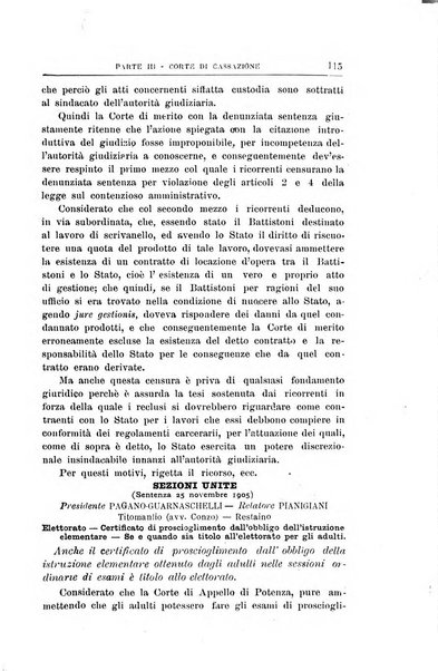 La giustizia amministrativa raccolta di decisioni e pareri del Consiglio di Stato, decisioni della Corte dei conti, sentenze della Cassazione di Roma, e decisioni delle Giunte provinciali amministrative