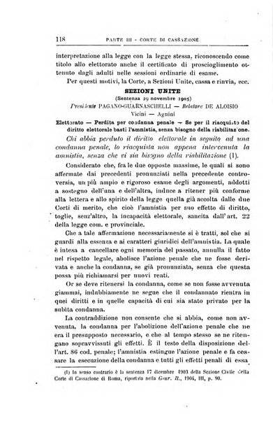 La giustizia amministrativa raccolta di decisioni e pareri del Consiglio di Stato, decisioni della Corte dei conti, sentenze della Cassazione di Roma, e decisioni delle Giunte provinciali amministrative