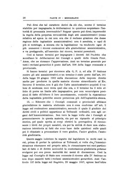 La giustizia amministrativa raccolta di decisioni e pareri del Consiglio di Stato, decisioni della Corte dei conti, sentenze della Cassazione di Roma, e decisioni delle Giunte provinciali amministrative