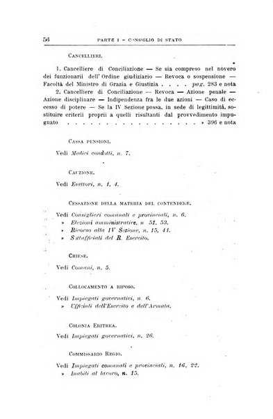 La giustizia amministrativa raccolta di decisioni e pareri del Consiglio di Stato, decisioni della Corte dei conti, sentenze della Cassazione di Roma, e decisioni delle Giunte provinciali amministrative