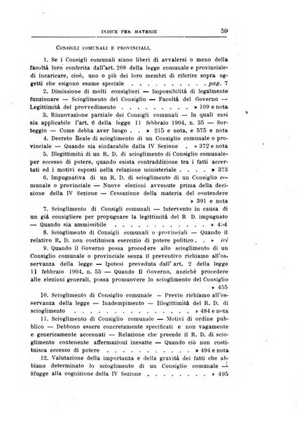 La giustizia amministrativa raccolta di decisioni e pareri del Consiglio di Stato, decisioni della Corte dei conti, sentenze della Cassazione di Roma, e decisioni delle Giunte provinciali amministrative