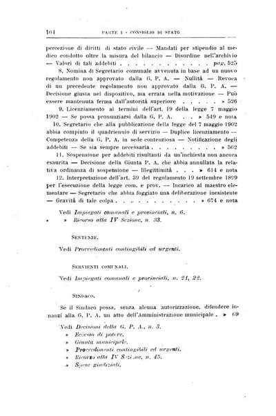 La giustizia amministrativa raccolta di decisioni e pareri del Consiglio di Stato, decisioni della Corte dei conti, sentenze della Cassazione di Roma, e decisioni delle Giunte provinciali amministrative