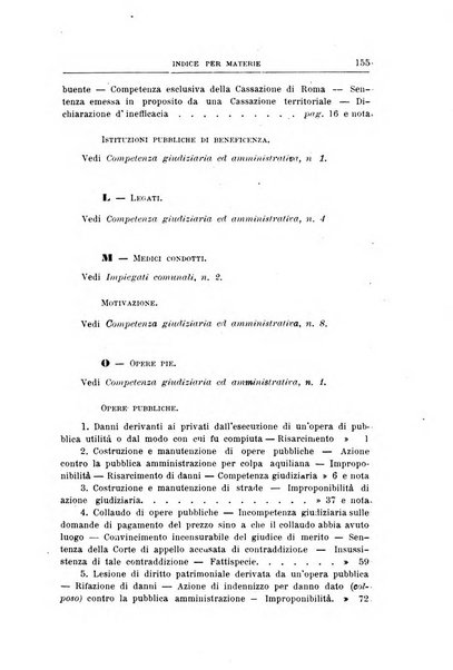 La giustizia amministrativa raccolta di decisioni e pareri del Consiglio di Stato, decisioni della Corte dei conti, sentenze della Cassazione di Roma, e decisioni delle Giunte provinciali amministrative