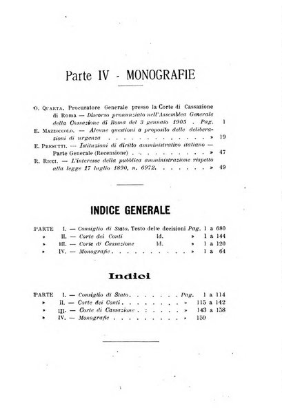 La giustizia amministrativa raccolta di decisioni e pareri del Consiglio di Stato, decisioni della Corte dei conti, sentenze della Cassazione di Roma, e decisioni delle Giunte provinciali amministrative