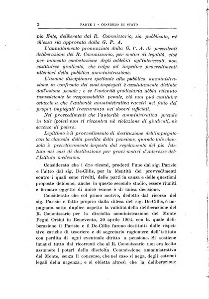 La giustizia amministrativa raccolta di decisioni e pareri del Consiglio di Stato, decisioni della Corte dei conti, sentenze della Cassazione di Roma, e decisioni delle Giunte provinciali amministrative