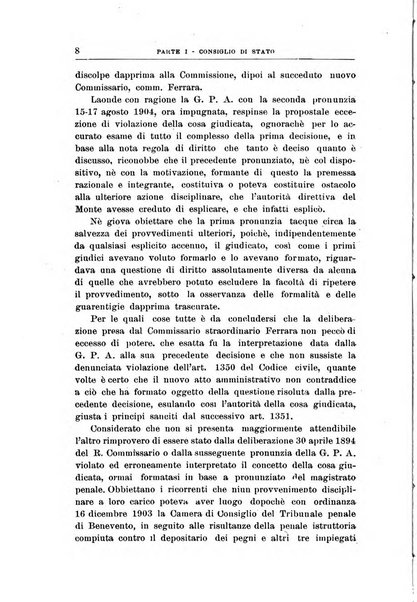 La giustizia amministrativa raccolta di decisioni e pareri del Consiglio di Stato, decisioni della Corte dei conti, sentenze della Cassazione di Roma, e decisioni delle Giunte provinciali amministrative