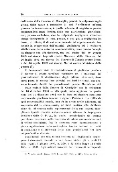 La giustizia amministrativa raccolta di decisioni e pareri del Consiglio di Stato, decisioni della Corte dei conti, sentenze della Cassazione di Roma, e decisioni delle Giunte provinciali amministrative