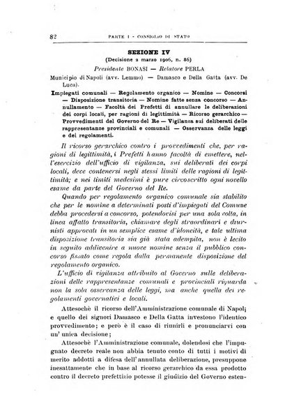 La giustizia amministrativa raccolta di decisioni e pareri del Consiglio di Stato, decisioni della Corte dei conti, sentenze della Cassazione di Roma, e decisioni delle Giunte provinciali amministrative