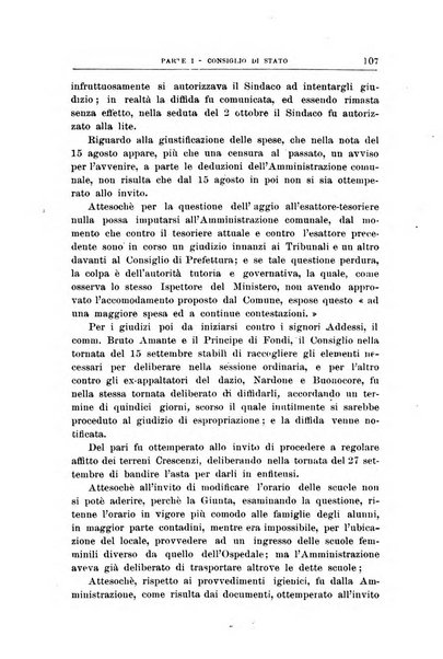 La giustizia amministrativa raccolta di decisioni e pareri del Consiglio di Stato, decisioni della Corte dei conti, sentenze della Cassazione di Roma, e decisioni delle Giunte provinciali amministrative