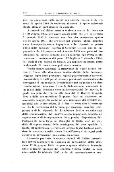 La giustizia amministrativa raccolta di decisioni e pareri del Consiglio di Stato, decisioni della Corte dei conti, sentenze della Cassazione di Roma, e decisioni delle Giunte provinciali amministrative