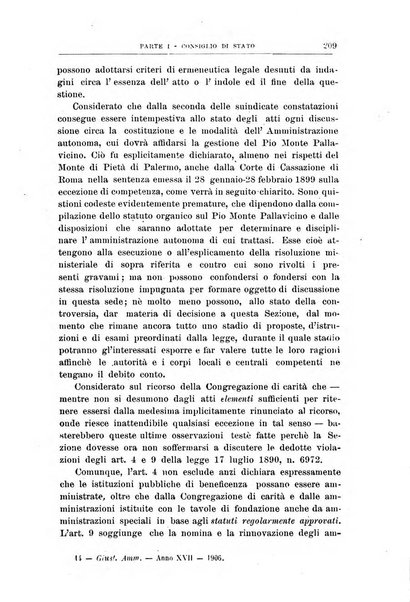 La giustizia amministrativa raccolta di decisioni e pareri del Consiglio di Stato, decisioni della Corte dei conti, sentenze della Cassazione di Roma, e decisioni delle Giunte provinciali amministrative