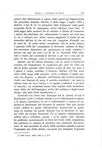 La giustizia amministrativa raccolta di decisioni e pareri del Consiglio di Stato, decisioni della Corte dei conti, sentenze della Cassazione di Roma, e decisioni delle Giunte provinciali amministrative