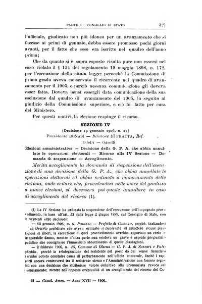 La giustizia amministrativa raccolta di decisioni e pareri del Consiglio di Stato, decisioni della Corte dei conti, sentenze della Cassazione di Roma, e decisioni delle Giunte provinciali amministrative