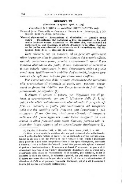 La giustizia amministrativa raccolta di decisioni e pareri del Consiglio di Stato, decisioni della Corte dei conti, sentenze della Cassazione di Roma, e decisioni delle Giunte provinciali amministrative