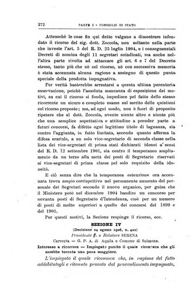 La giustizia amministrativa raccolta di decisioni e pareri del Consiglio di Stato, decisioni della Corte dei conti, sentenze della Cassazione di Roma, e decisioni delle Giunte provinciali amministrative