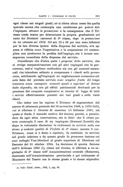 La giustizia amministrativa raccolta di decisioni e pareri del Consiglio di Stato, decisioni della Corte dei conti, sentenze della Cassazione di Roma, e decisioni delle Giunte provinciali amministrative