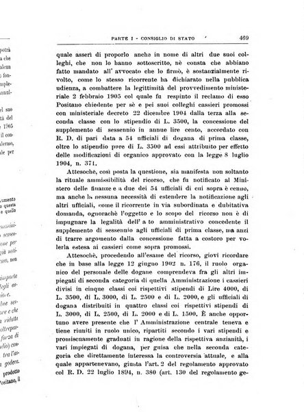 La giustizia amministrativa raccolta di decisioni e pareri del Consiglio di Stato, decisioni della Corte dei conti, sentenze della Cassazione di Roma, e decisioni delle Giunte provinciali amministrative