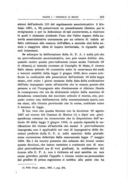 La giustizia amministrativa raccolta di decisioni e pareri del Consiglio di Stato, decisioni della Corte dei conti, sentenze della Cassazione di Roma, e decisioni delle Giunte provinciali amministrative