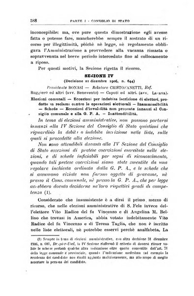 La giustizia amministrativa raccolta di decisioni e pareri del Consiglio di Stato, decisioni della Corte dei conti, sentenze della Cassazione di Roma, e decisioni delle Giunte provinciali amministrative