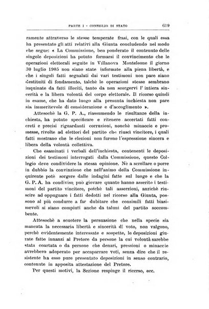 La giustizia amministrativa raccolta di decisioni e pareri del Consiglio di Stato, decisioni della Corte dei conti, sentenze della Cassazione di Roma, e decisioni delle Giunte provinciali amministrative