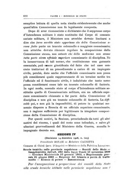 La giustizia amministrativa raccolta di decisioni e pareri del Consiglio di Stato, decisioni della Corte dei conti, sentenze della Cassazione di Roma, e decisioni delle Giunte provinciali amministrative