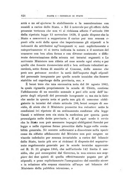 La giustizia amministrativa raccolta di decisioni e pareri del Consiglio di Stato, decisioni della Corte dei conti, sentenze della Cassazione di Roma, e decisioni delle Giunte provinciali amministrative