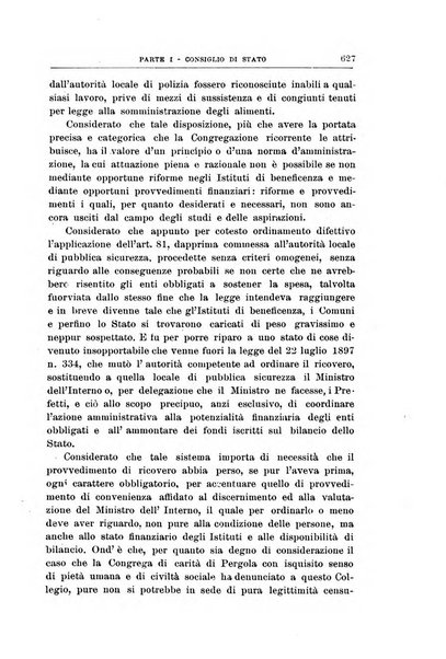 La giustizia amministrativa raccolta di decisioni e pareri del Consiglio di Stato, decisioni della Corte dei conti, sentenze della Cassazione di Roma, e decisioni delle Giunte provinciali amministrative