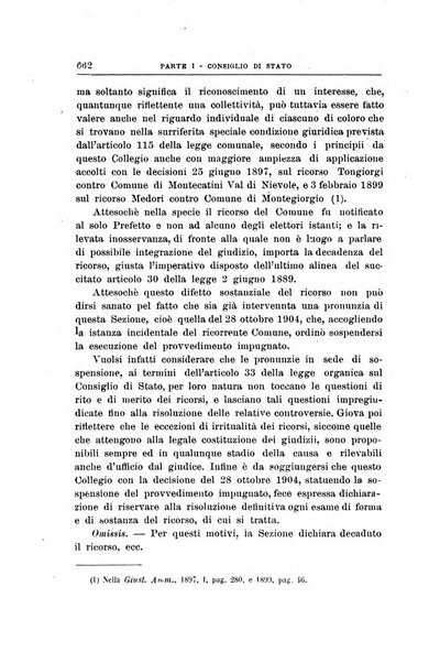 La giustizia amministrativa raccolta di decisioni e pareri del Consiglio di Stato, decisioni della Corte dei conti, sentenze della Cassazione di Roma, e decisioni delle Giunte provinciali amministrative