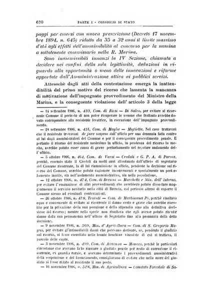 La giustizia amministrativa raccolta di decisioni e pareri del Consiglio di Stato, decisioni della Corte dei conti, sentenze della Cassazione di Roma, e decisioni delle Giunte provinciali amministrative