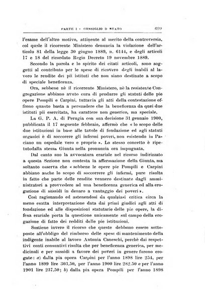 La giustizia amministrativa raccolta di decisioni e pareri del Consiglio di Stato, decisioni della Corte dei conti, sentenze della Cassazione di Roma, e decisioni delle Giunte provinciali amministrative