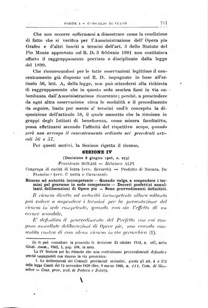 La giustizia amministrativa raccolta di decisioni e pareri del Consiglio di Stato, decisioni della Corte dei conti, sentenze della Cassazione di Roma, e decisioni delle Giunte provinciali amministrative