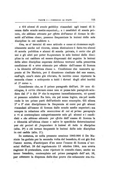 La giustizia amministrativa raccolta di decisioni e pareri del Consiglio di Stato, decisioni della Corte dei conti, sentenze della Cassazione di Roma, e decisioni delle Giunte provinciali amministrative