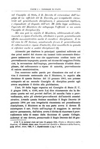 La giustizia amministrativa raccolta di decisioni e pareri del Consiglio di Stato, decisioni della Corte dei conti, sentenze della Cassazione di Roma, e decisioni delle Giunte provinciali amministrative