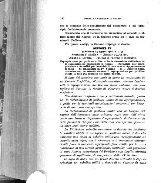 La giustizia amministrativa raccolta di decisioni e pareri del Consiglio di Stato, decisioni della Corte dei conti, sentenze della Cassazione di Roma, e decisioni delle Giunte provinciali amministrative