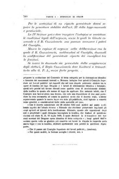 La giustizia amministrativa raccolta di decisioni e pareri del Consiglio di Stato, decisioni della Corte dei conti, sentenze della Cassazione di Roma, e decisioni delle Giunte provinciali amministrative