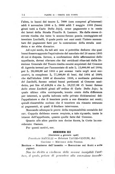 La giustizia amministrativa raccolta di decisioni e pareri del Consiglio di Stato, decisioni della Corte dei conti, sentenze della Cassazione di Roma, e decisioni delle Giunte provinciali amministrative