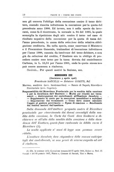 La giustizia amministrativa raccolta di decisioni e pareri del Consiglio di Stato, decisioni della Corte dei conti, sentenze della Cassazione di Roma, e decisioni delle Giunte provinciali amministrative