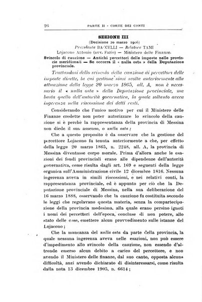 La giustizia amministrativa raccolta di decisioni e pareri del Consiglio di Stato, decisioni della Corte dei conti, sentenze della Cassazione di Roma, e decisioni delle Giunte provinciali amministrative